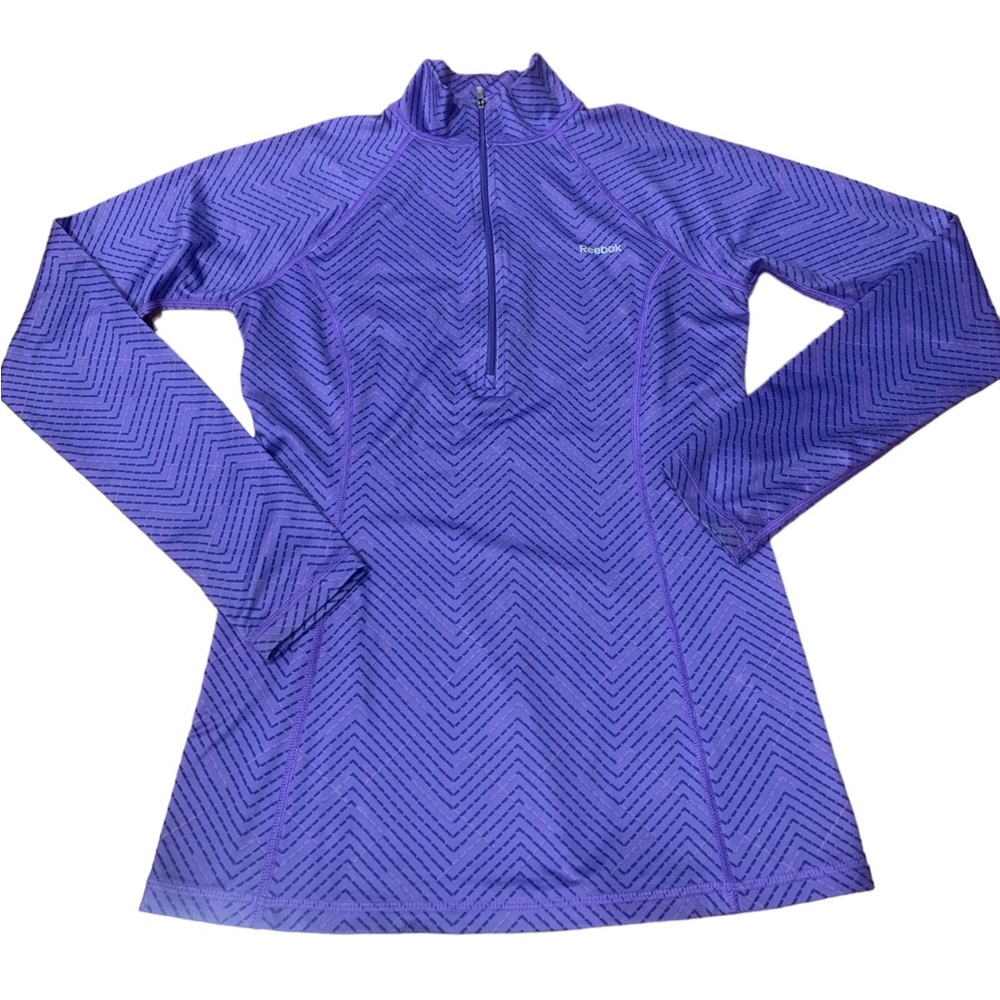 Reebok Athletic Performance Half Zip Pullover Running Activewear Womens Small
